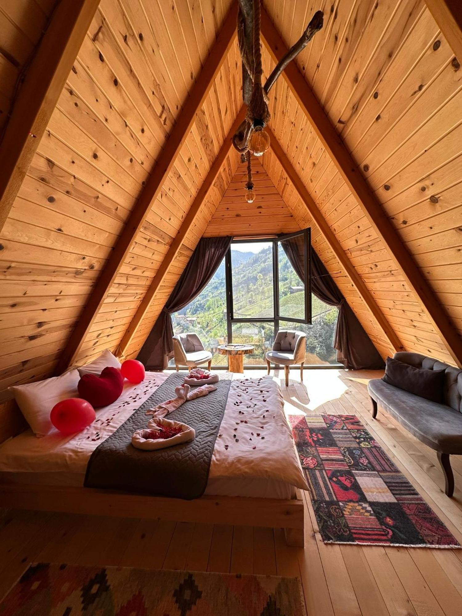 Çamlıhemşin Ekakta Bungalov الغرفة الصورة